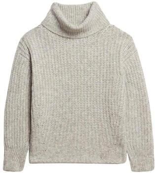 Superdry Trui Pull côtelé brossé à col ample femme