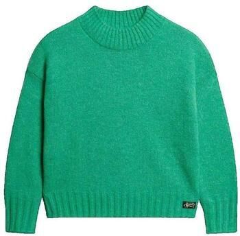 Superdry Trui Pull Essential col roulé vert