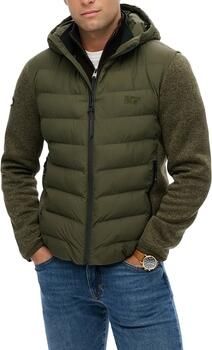 Superdry Gewatteerde jas HOODED STORM KNIT HYBRID JKT - Foto 11