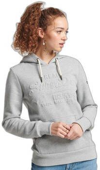 Superdry Sweater Sweatshirt à capuche à logo graphique relief femme