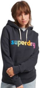 Superdry Sweater Sweatshirt à capuche brodé logo femme