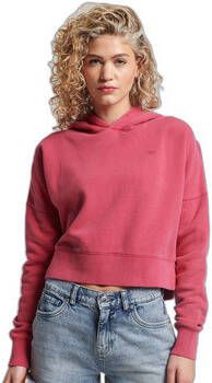 Superdry Sweater Sweatshirt à capuche court délavé femme