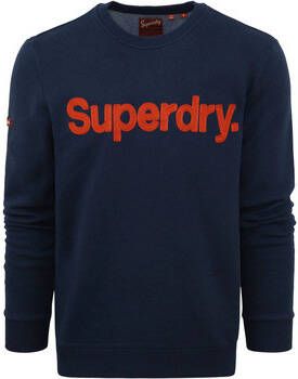 Superdry Sweater Vintage Core Sweater Donkerblauw