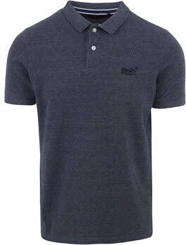 Superdry T-shirt Classic Pique Polo Navy