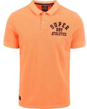 Superdry T-shirt Classic Pique Polo Superstate Oranje