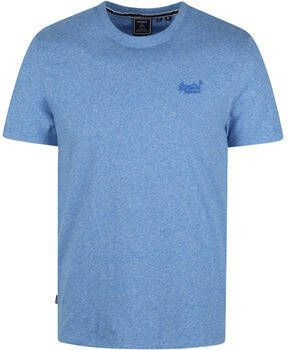 Superdry T-shirt Classic T-Shirt Blauw