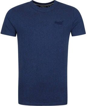 Superdry T-shirt Classic T-Shirt Donkerblauw Navy