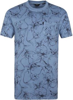Superdry T-shirt Classic T-Shirt Print Blauw