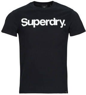 Superdry T-shirt van biologisch katoen Graphic Core Logo Black Heren