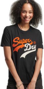 Superdry T-shirt Korte Mouw T-shirt avec logo femme Vintage interest