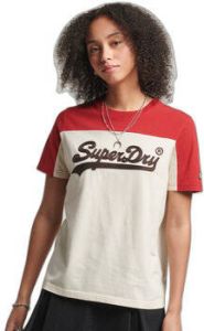 Superdry T-shirt Korte Mouw T-shirt femme Vintage Logo Collegiate