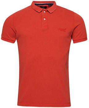 Superdry Polo Shirt Korte Mouw Polo en coton bio Vintage Destroy