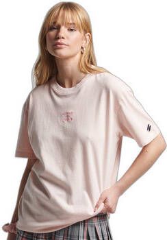 Superdry T-shirt Korte Mouw T-shirt ample femme Code Logo Garment Dye