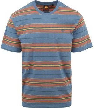 Superdry T-shirt T-Shirt Vintage Strepen Blauw