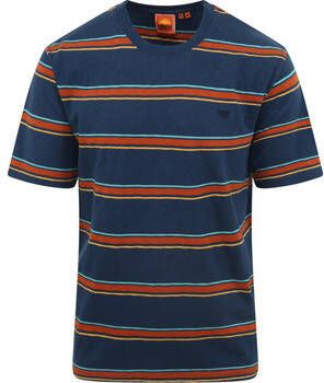 Superdry T-shirt T-Shirt Vintage Strepen Donkerblauw