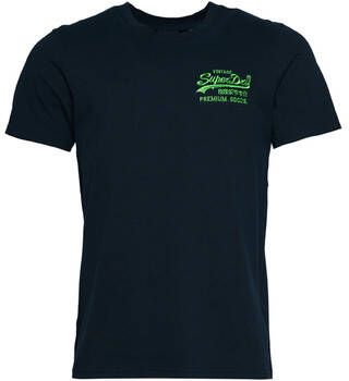 Superdry T-shirt Korte Mouw T-shirt Vintage VL Neon