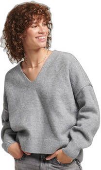 Superdry Trui Pull ample col V maille femme