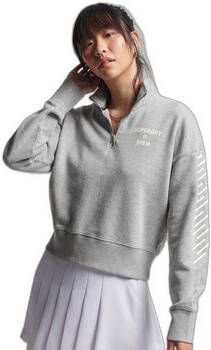 Superdry Vest Sweatshirt semi-zippée femme Code Core