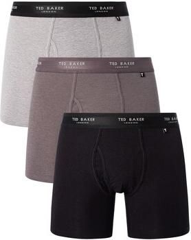 Ted Baker Boxers Katoenen stretch-boxershorts met 3 pakken