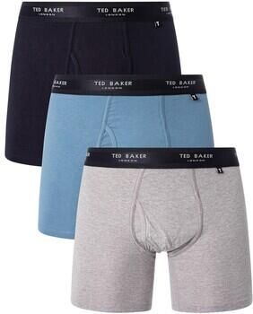 Ted Baker Boxers Katoenen stretch-boxershorts met 3 pakken