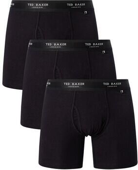 Ted Baker Boxers Katoenen stretch-boxershorts met 3 pakken