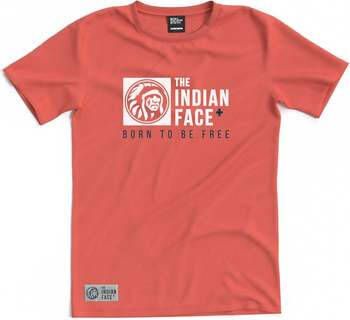 The Indian Face T-shirt Korte Mouw Born to be Free