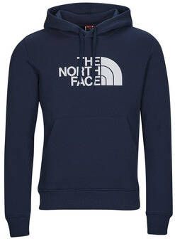 The North Face Drew Peak Hoodie Geborsteld Katoen Regular Fit Blue Heren
