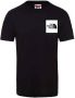 The North Face Heren Korte Mouw Fijne Tee Zwart Heren - Thumbnail 1