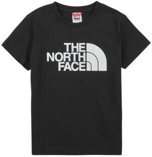 The North Face T-shirt met logo zwart wit Katoen Ronde hals Logo 134 140