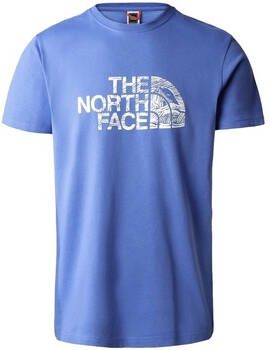 The North Face T-shirt Woodcut Dome T-Shirt Super Sonic Blue