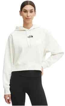 The North Face Sweater NF0A89EX1 W ESSENTIAL CROP HOODIE-QLI1 WHITE DUNE - Foto 3