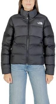 The North Face Zwarte Gewatteerde Puffer Jas met Hoge Kraag Black Dames - Foto 7