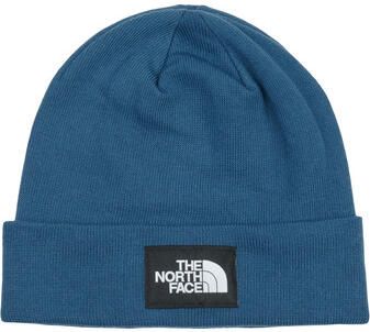 The North Face Blauwe Unisex Beanie met Logo Blue
