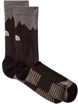 The North Face Sokken Calcetines Mountain Hiking Crew marrón oscuro
