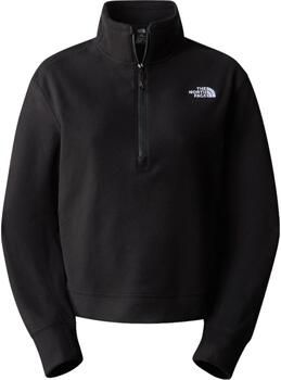 The North Face Glacier 100 1 4 Zip Top Black- Dames Black