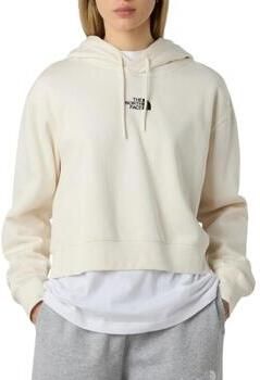 The North Face Sweater NF0A89EX1 W ESSENTIAL CROP HOODIE-QLI1 WHITE DUNE