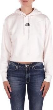 The North Face Sweater NF0A89EX1 W ESSENTIAL CROP HOODIE-QLI1 WHITE DUNE - Foto 2