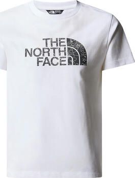 The North Face T-shirt Easy wit grijs Katoen Ronde hals 146 152 - Foto 5