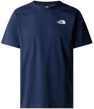 The North Face T-shirt Korte Mouw NF0A87NP M SS BOX NSE TEE-I851 SUMMTNVY TNFWH - Foto 2