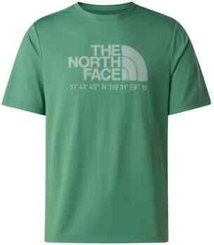 The North Face T-shirt Korte Mouw M 24 7 S S TEE LOGO GRAPHIC REG Dimmed Algae