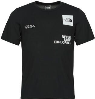 The North Face T-shirt Korte Mouw Mountain Foundation Coordinates