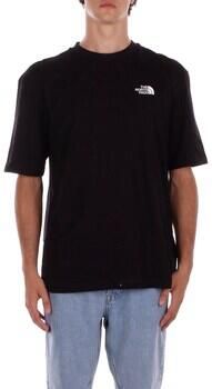 The North Face T-shirt NF0A87NR ESSENTIAL OVERSIZE-JK31 BLACK