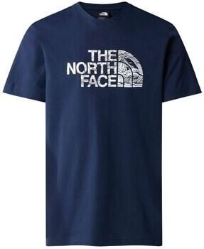 The North Face T-shirt Korte Mouw Woodcut Dome Tee Tnf