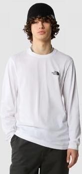The North Face T-Shirt Lange Mouw NF0A87QN M L D SIMPLE DOME-FN41 WHITE