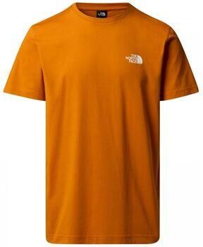 The North Face T-shirt NF0A87NG M SS SIMPLE DOME-BRO1 AGATE ORANGE