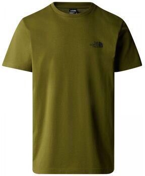 The North Face T-shirt NF0A87NG M SS SIMPLE DOME-PIB FOREST OLIVE
