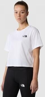 The North Face T-shirt NF0A87U4FN41 W SIMPLE DOME CROPPED-WHITE