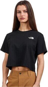 The North Face Simple Dome Crop T-Shirt Dames Black- Dames Black - Foto 3