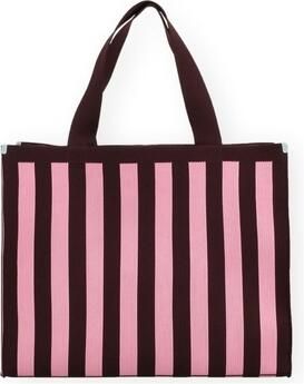 The Sticky Sis Club Boodschappentas Shopper Bag Chocolate Bubblegum