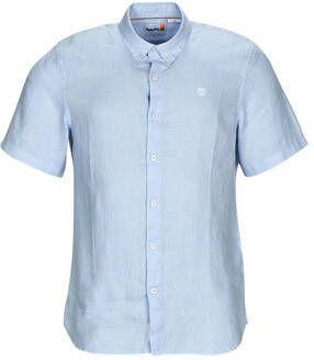 Timberland Overhemd Korte Mouw SS Mill River Linen Shirt Slim